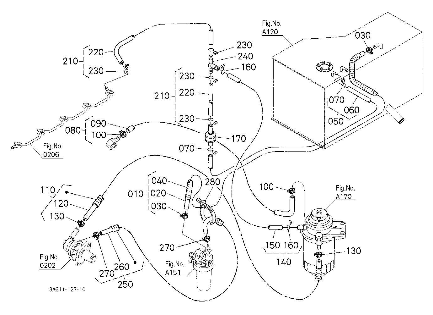 Fuel Pipe 2 (Engine) [New Type]