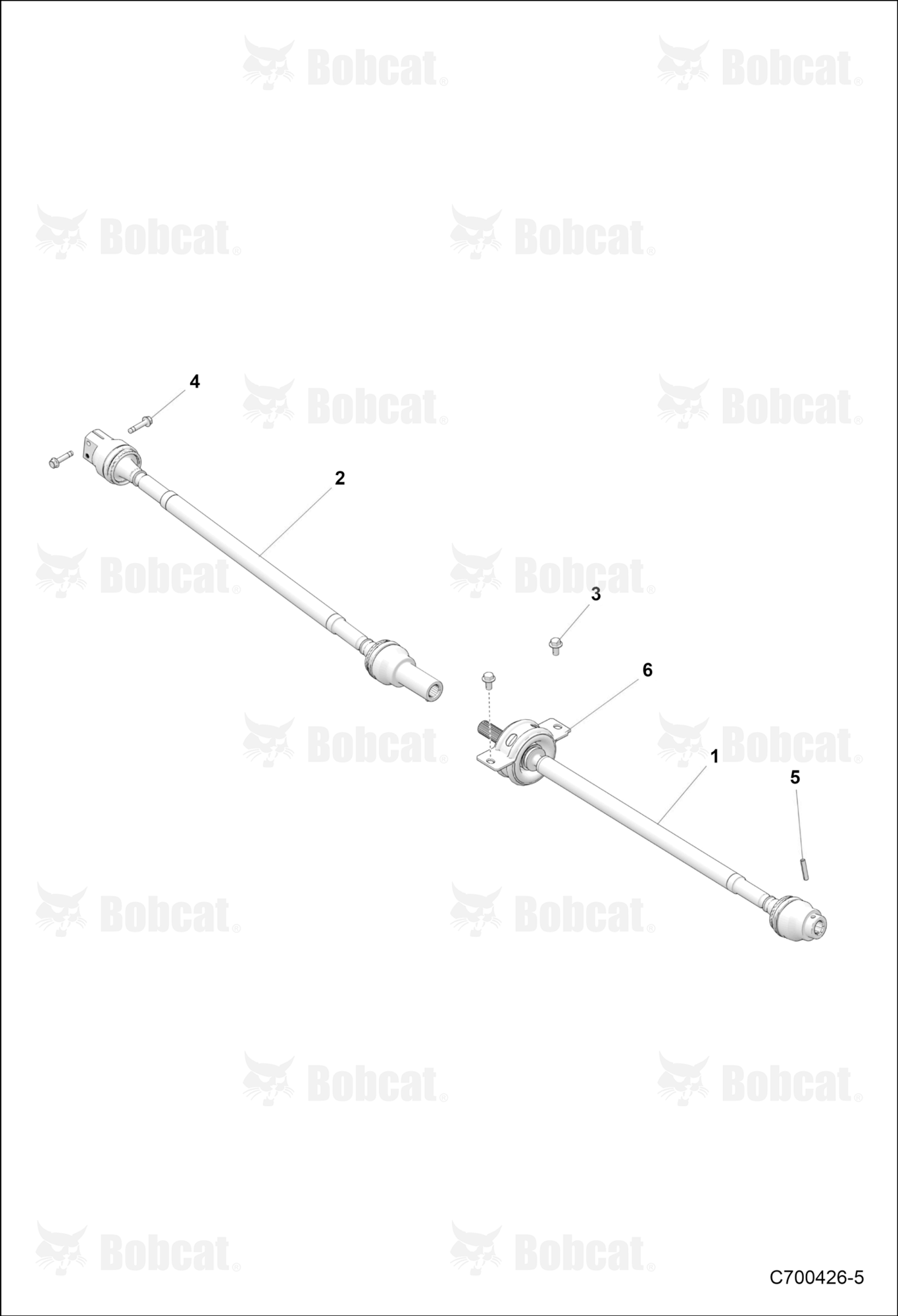 Drive TRAIN, Front Prop Shaft
