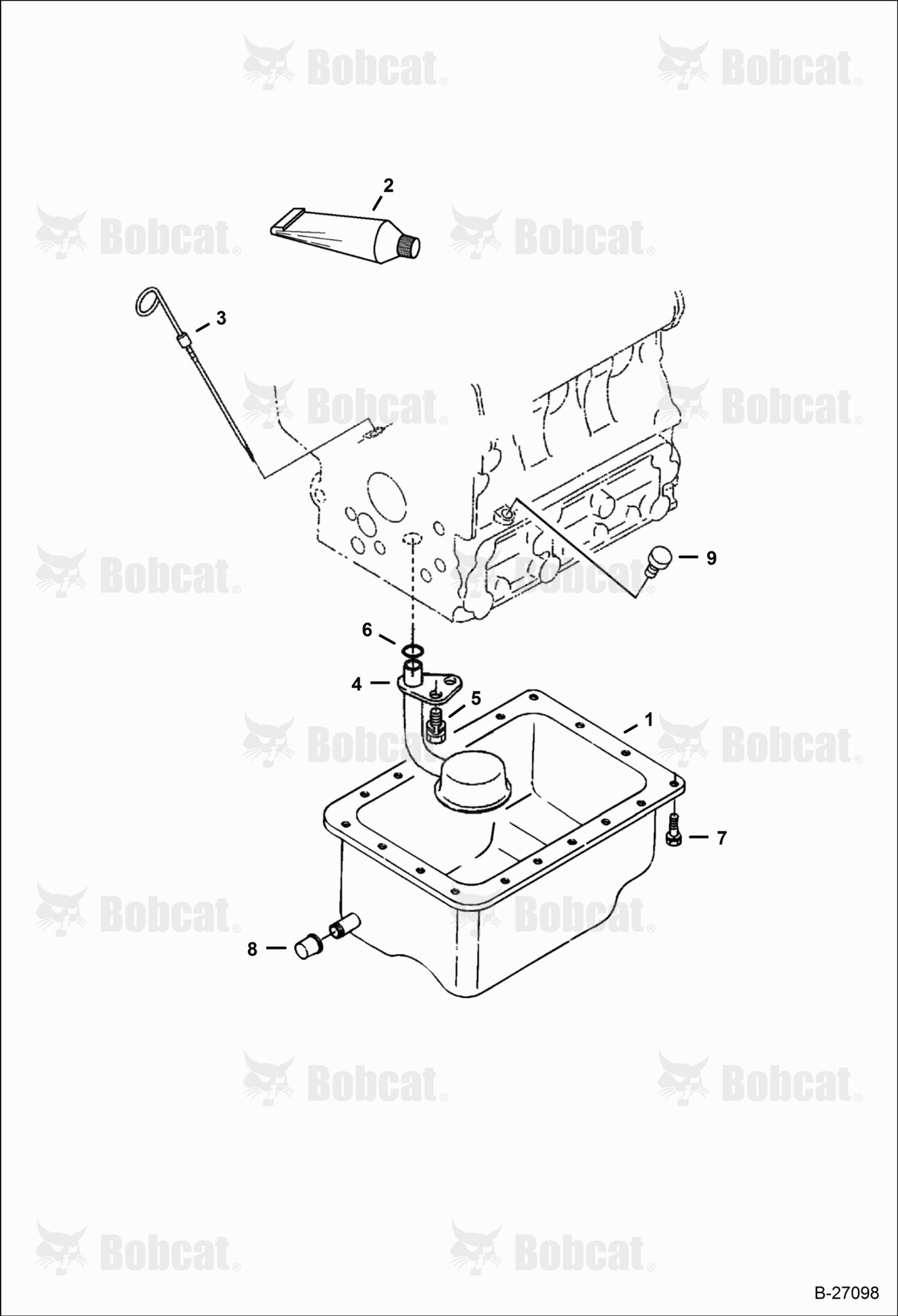 Oil Pan (Kubota D722)