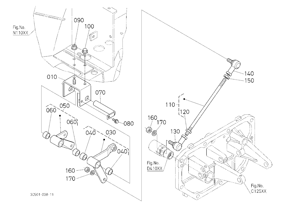 Main Gear Shift Lever Shaft
