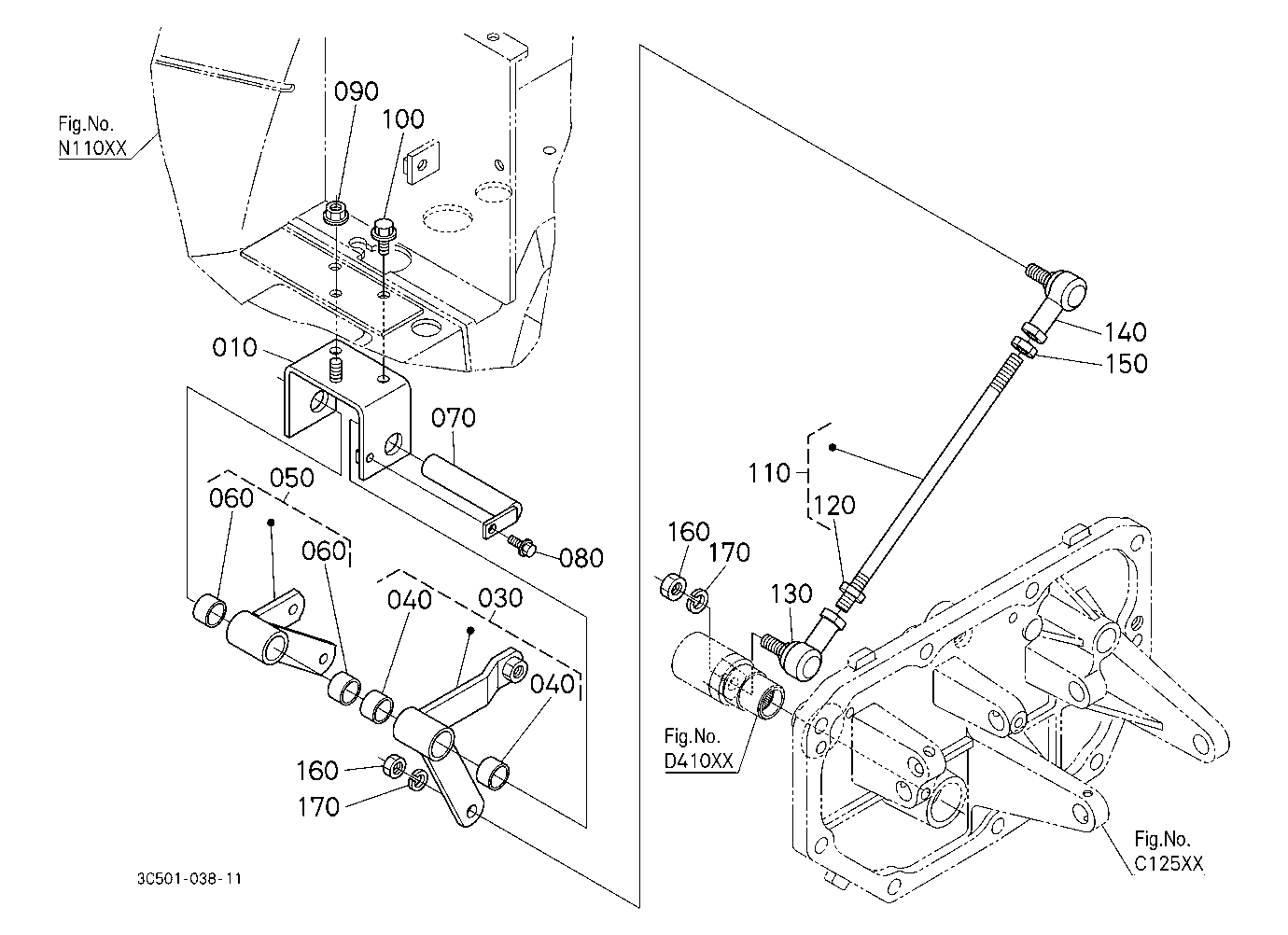 Main Gear Shift Lever Shaft