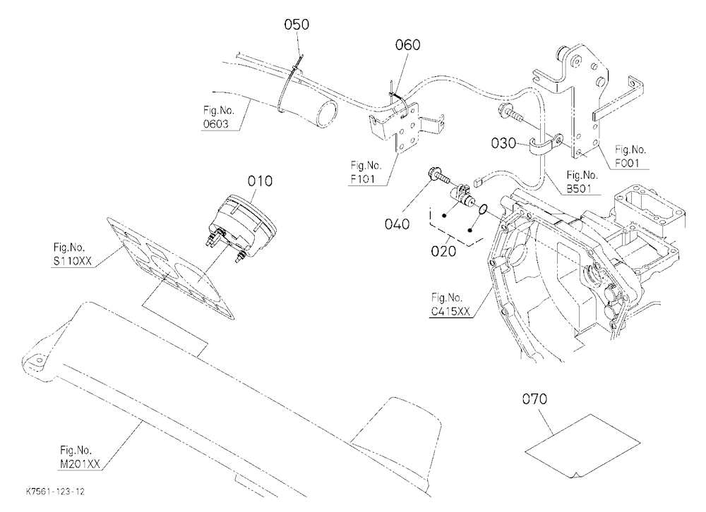 Speedometer Kit [Rtv900G/W/T] [Option]