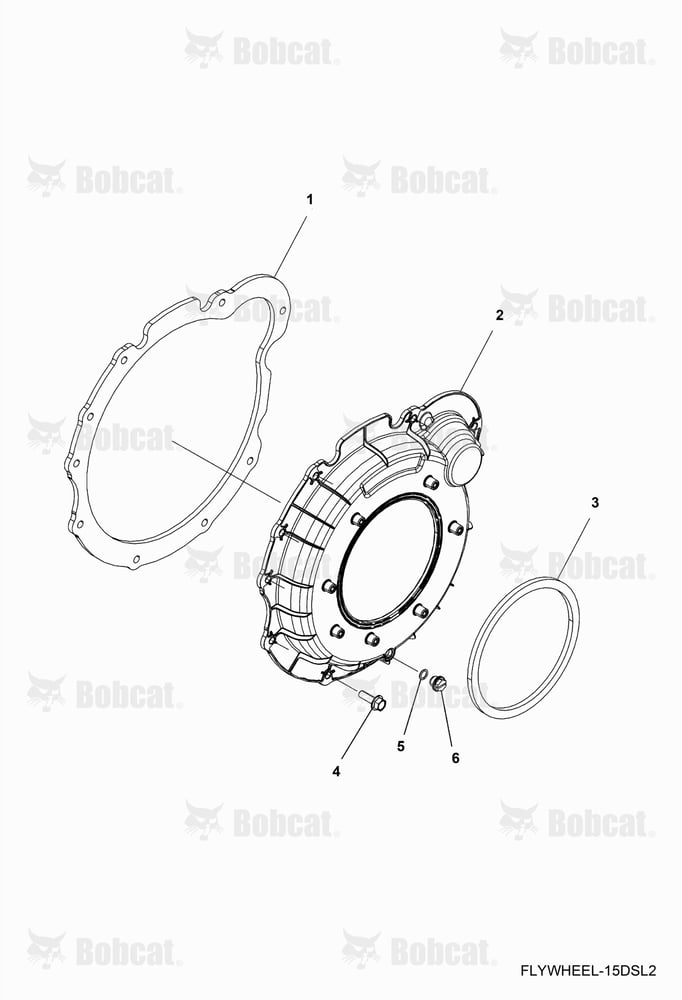 ENGINE, Flywheel Cover