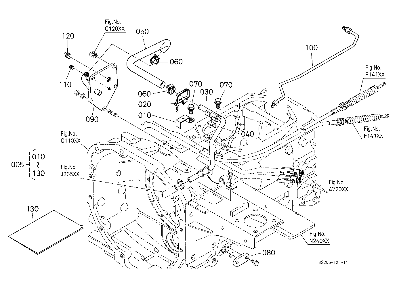 Oil Lubrication Pipe Kit [Except [Dtsc]] [Old] [Op