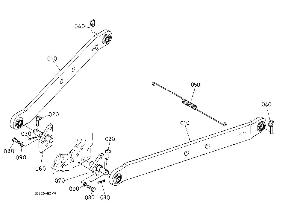 Hydraulic Lift Link 1 (Lower Link) [M4030Su]