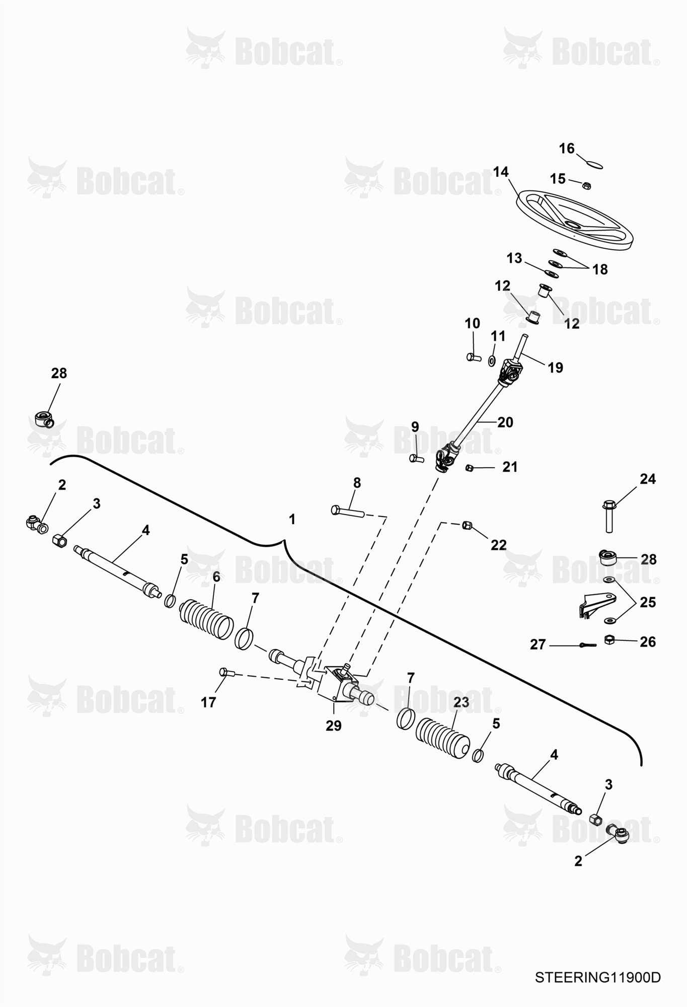 STEERING, Steering ASSY  AJNU11001 - AJNU19999