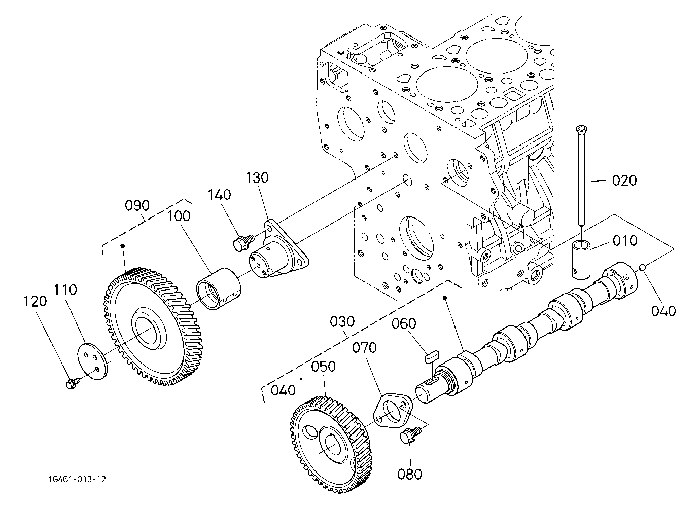 Camshaft And Idle Gear Shaft