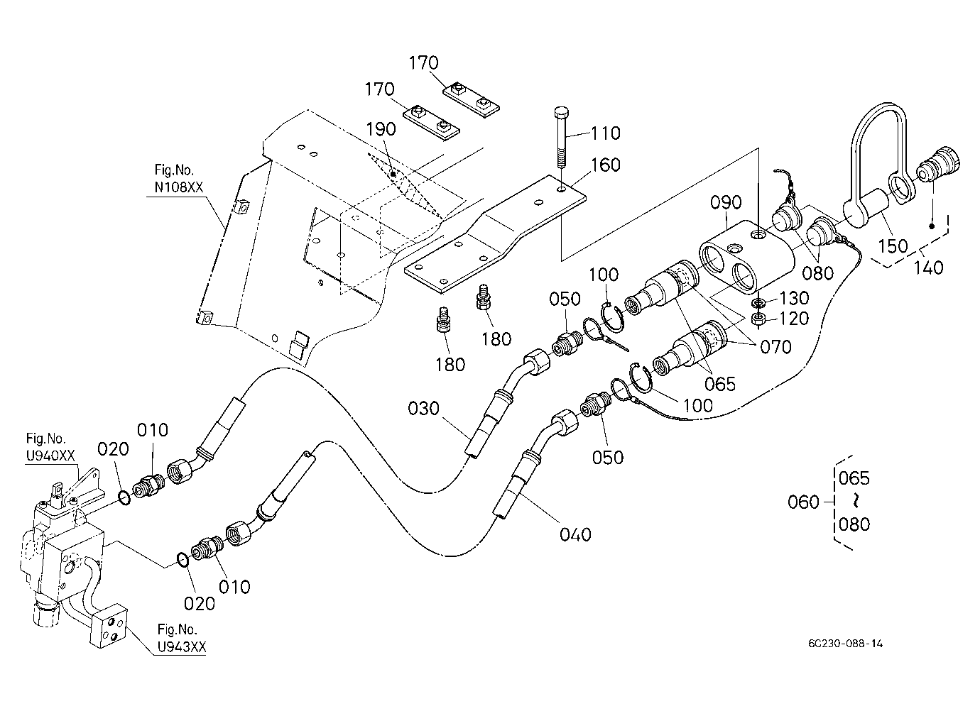 Auxiliary Control Valve Coupler (1St) [Option]