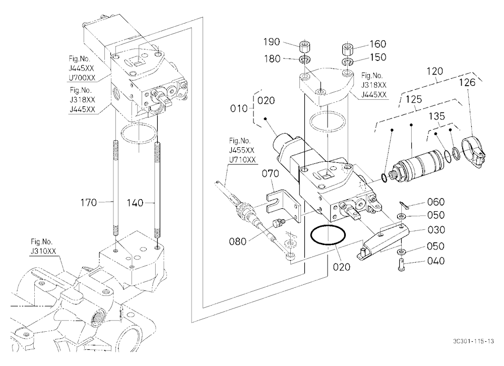 Auxiliary Control Valve Kit (Fd) (2Nd) [Option]