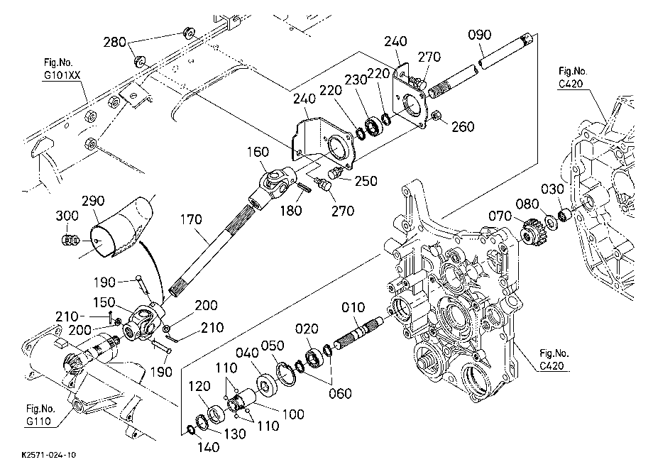 Front Wheel Propeller Shaft