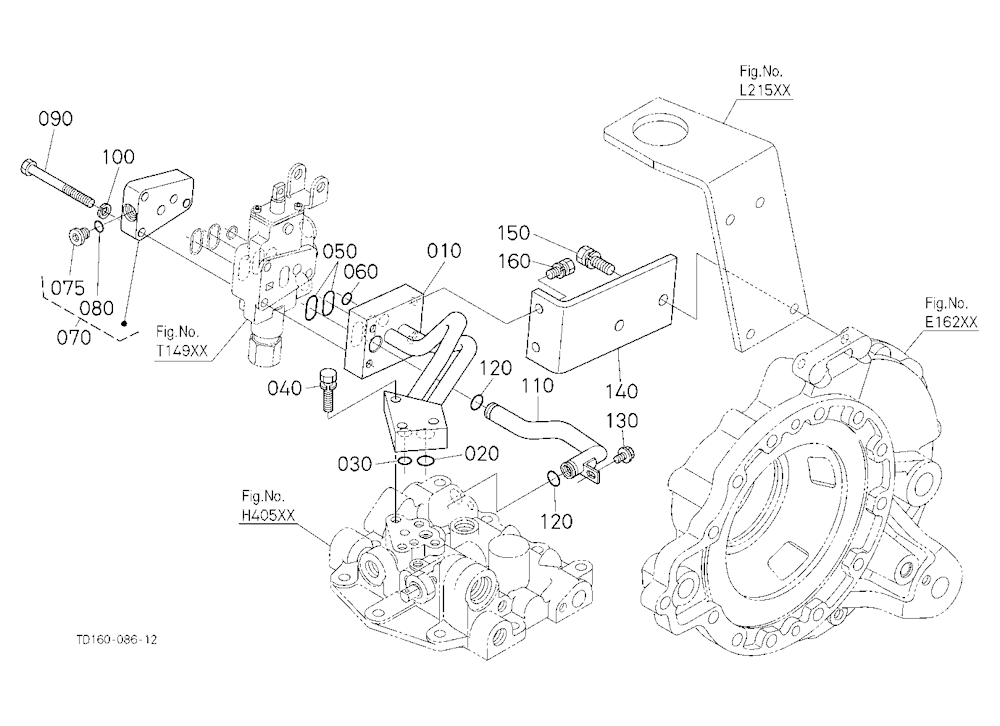 Auxiliary Control Valve Lever (W/G No.L8335) [Opti