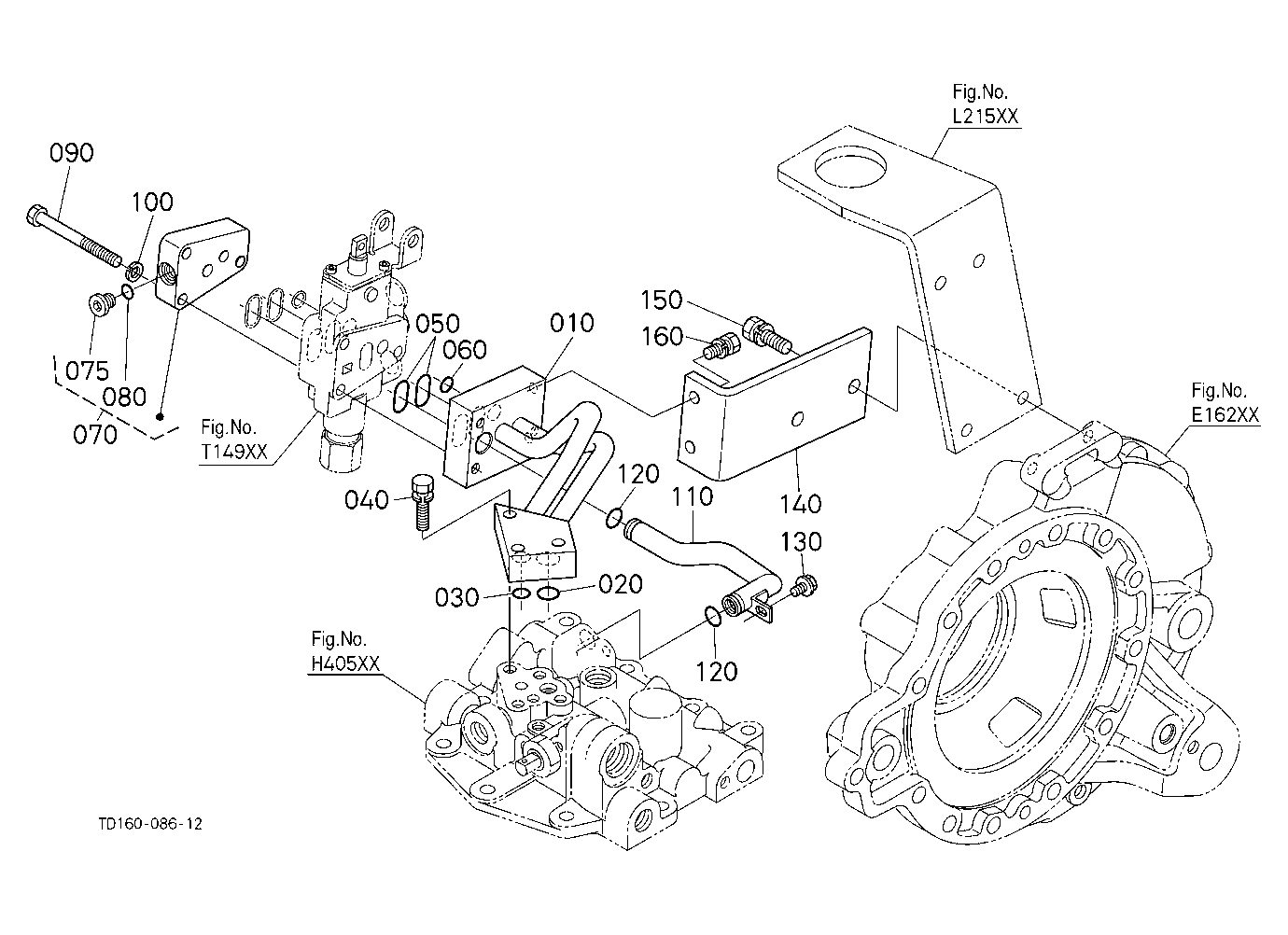 Auxiliary Control Valve Lever (W/G No.L8335) [Opti