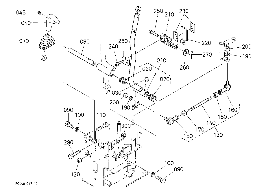 Control Lever (Travel Lh 1)