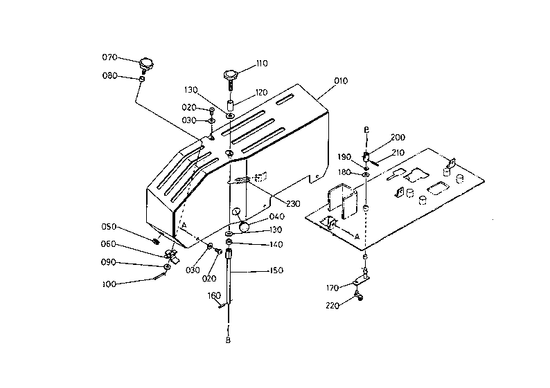Hyd.Control Lever Guide