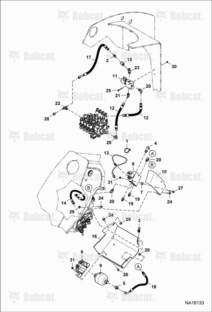 Power Attachment Lock (Accumulator & Valves)