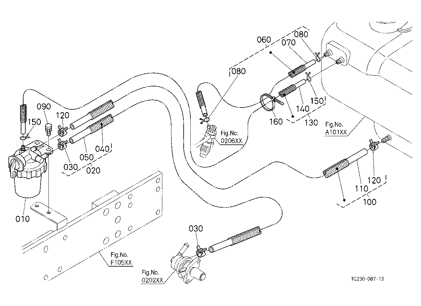 Fuel Pipe And Fuel Filter