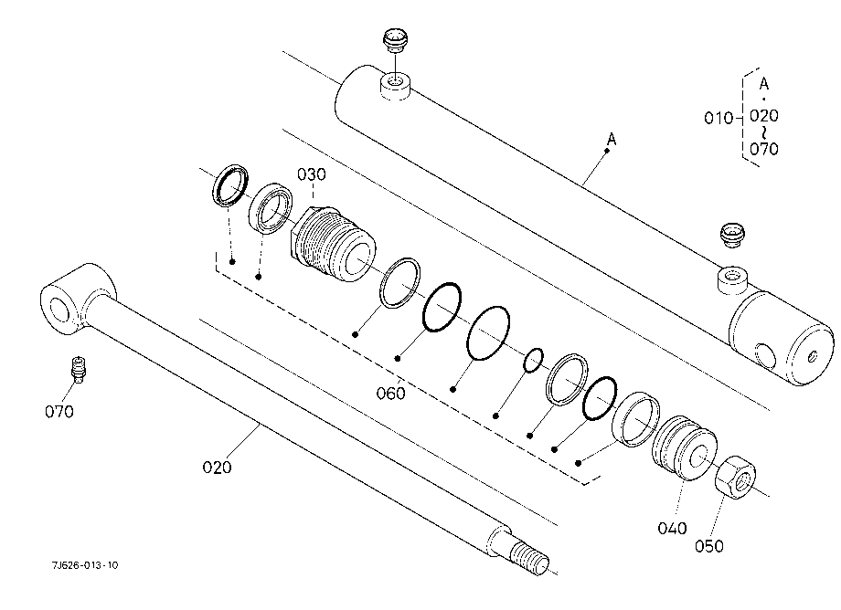 Cylinder (Boom) [Component Parts]