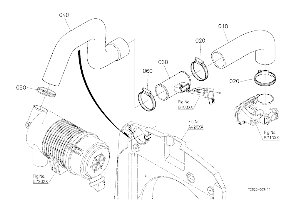 Inlet Pipe (Air Cleaner)