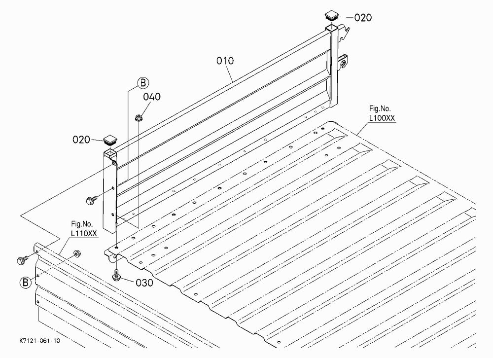 BOX PLATE (RIGHT) [EXCEPT BED LINER]