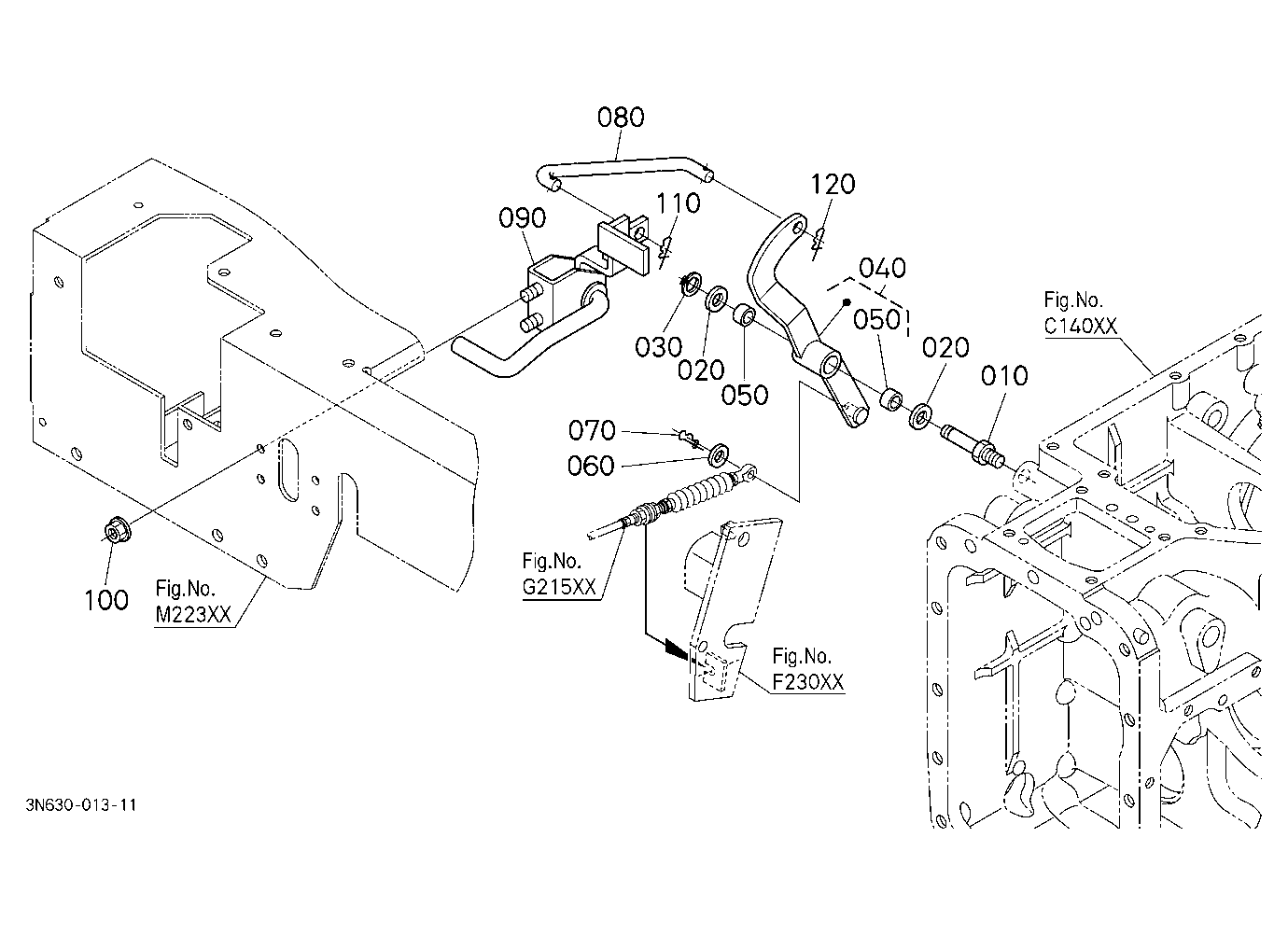 Front Differential Lock Pedal