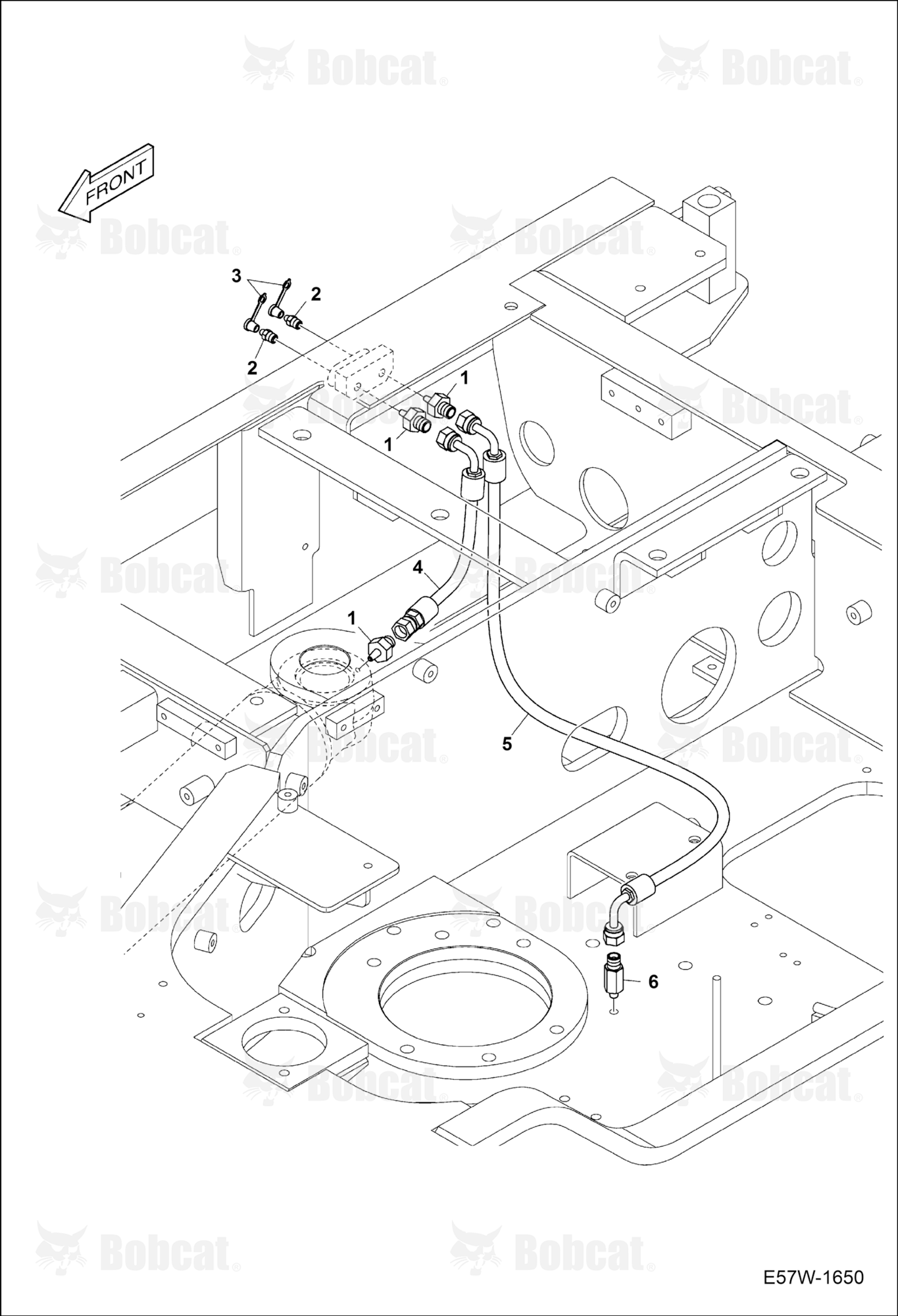 Upperstructure (Lubrication Piping)