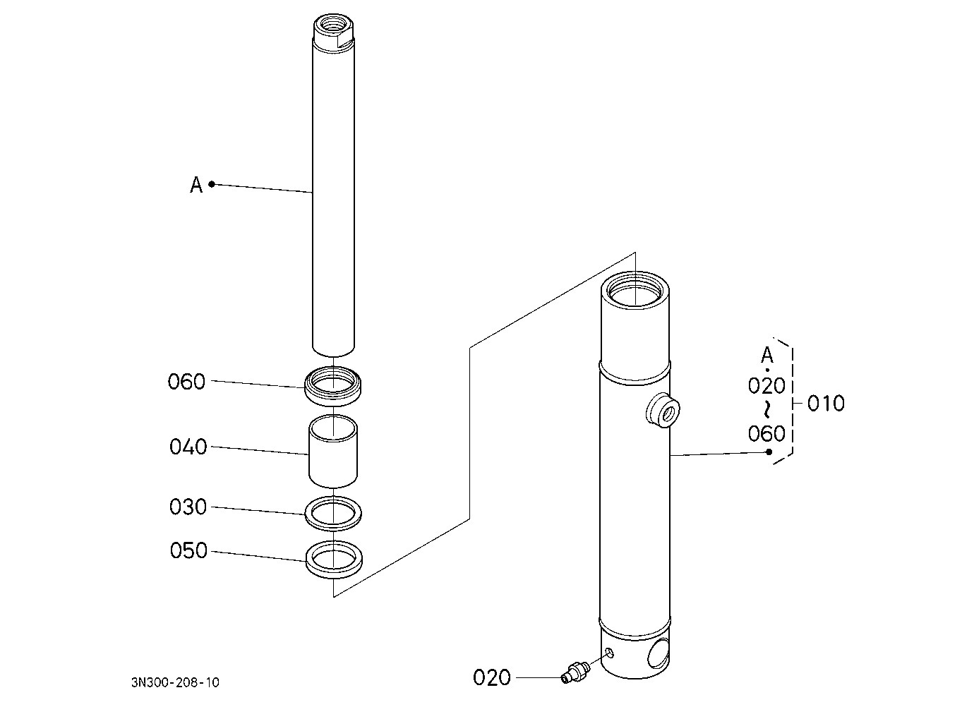Assist Cylinder [Component Parts] [Old Type] [Opti