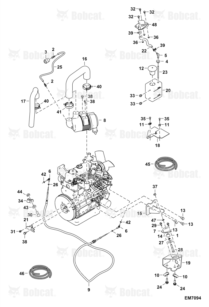 Engine & Attaching Parts (Engine Mounts)