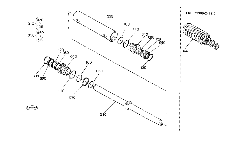 Steering Cylinder [Component Parts]