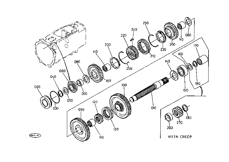 Countershaft 1 [Synchro Mesh]