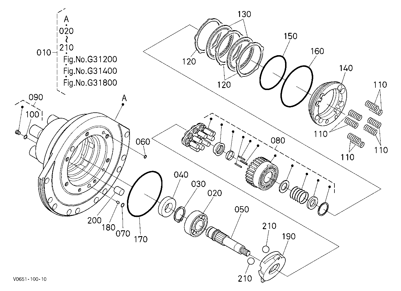 Hst Motor (Cylinder Block) [Component Parts]