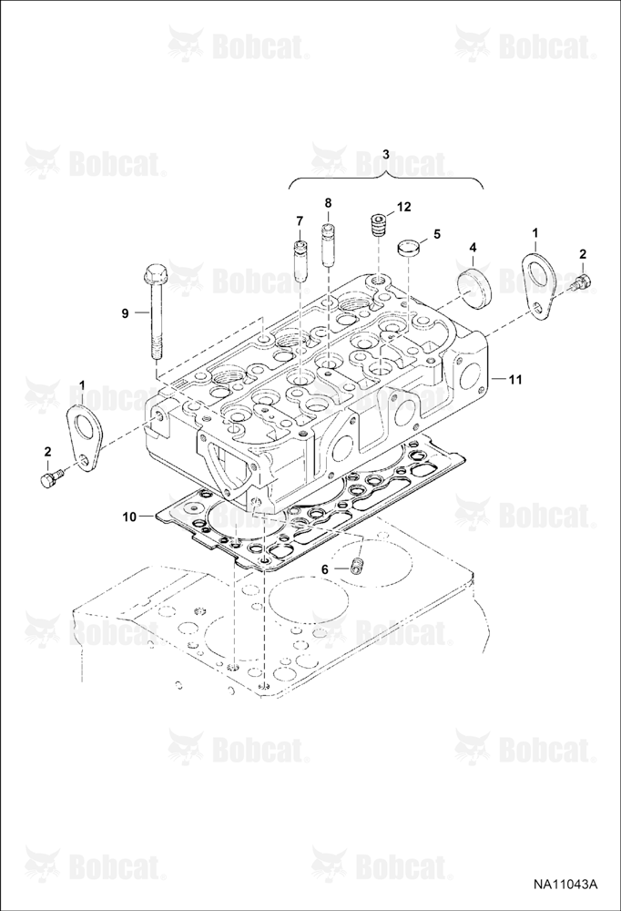 Cylinder Head (Engine S/N 4JC0001 & Above)