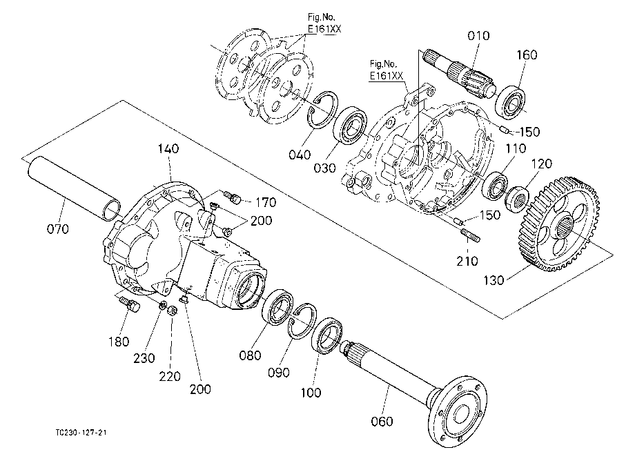 Rear Axle Lh