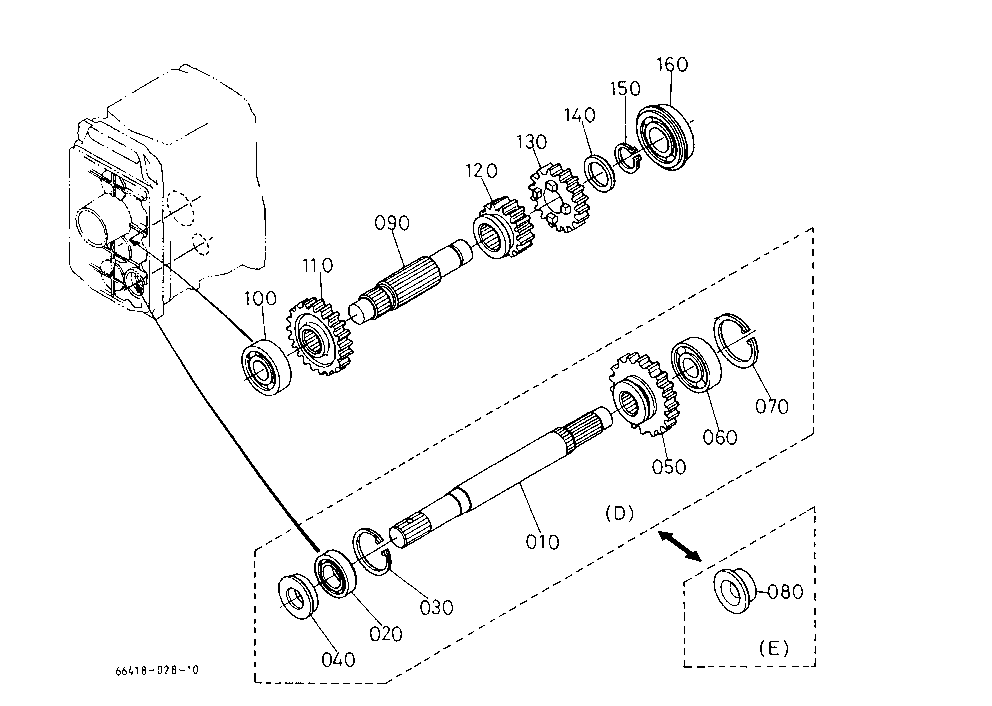 Front Drive Shaft/6Th Shaft