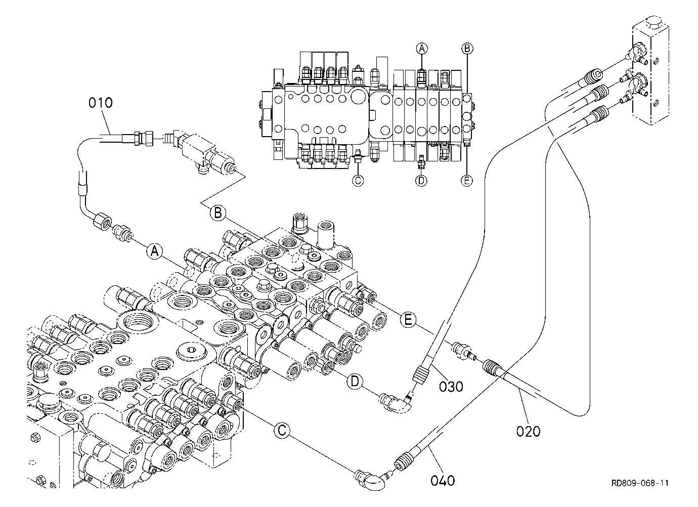 Oil Piping(Pilot Port)