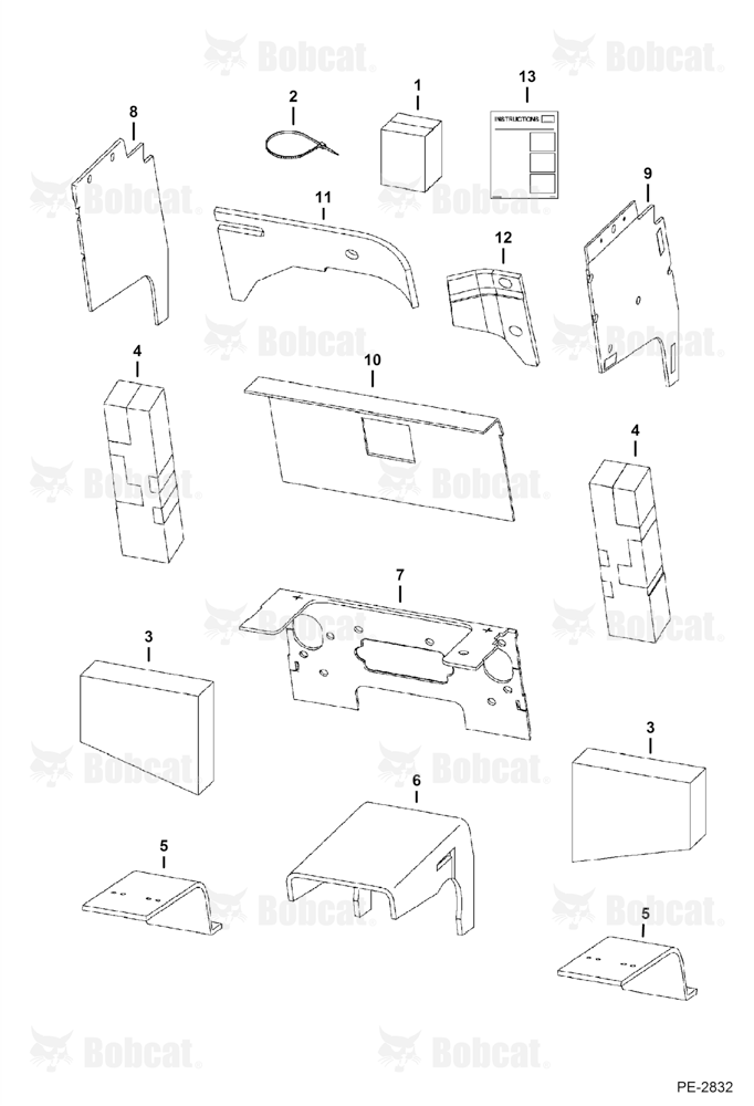 SOUND/NOISE Reduction Option (Manual Controls, ACS & AHC) 530714202 & Below, 530811539 & Below