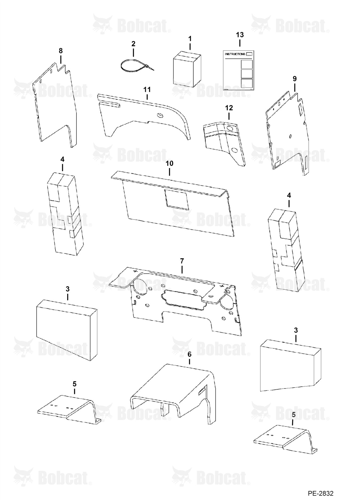 SOUND/NOISE Reduction Option (Manual Controls, ACS & AHC) 530917134 & Below, 531011925 & Below