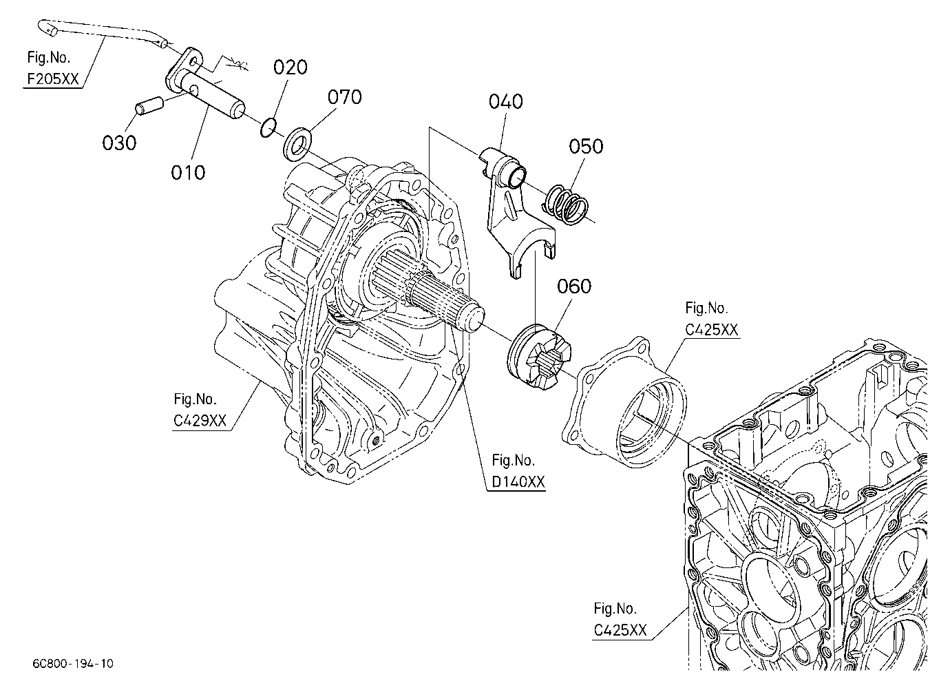 Differential Lock Shift Fork