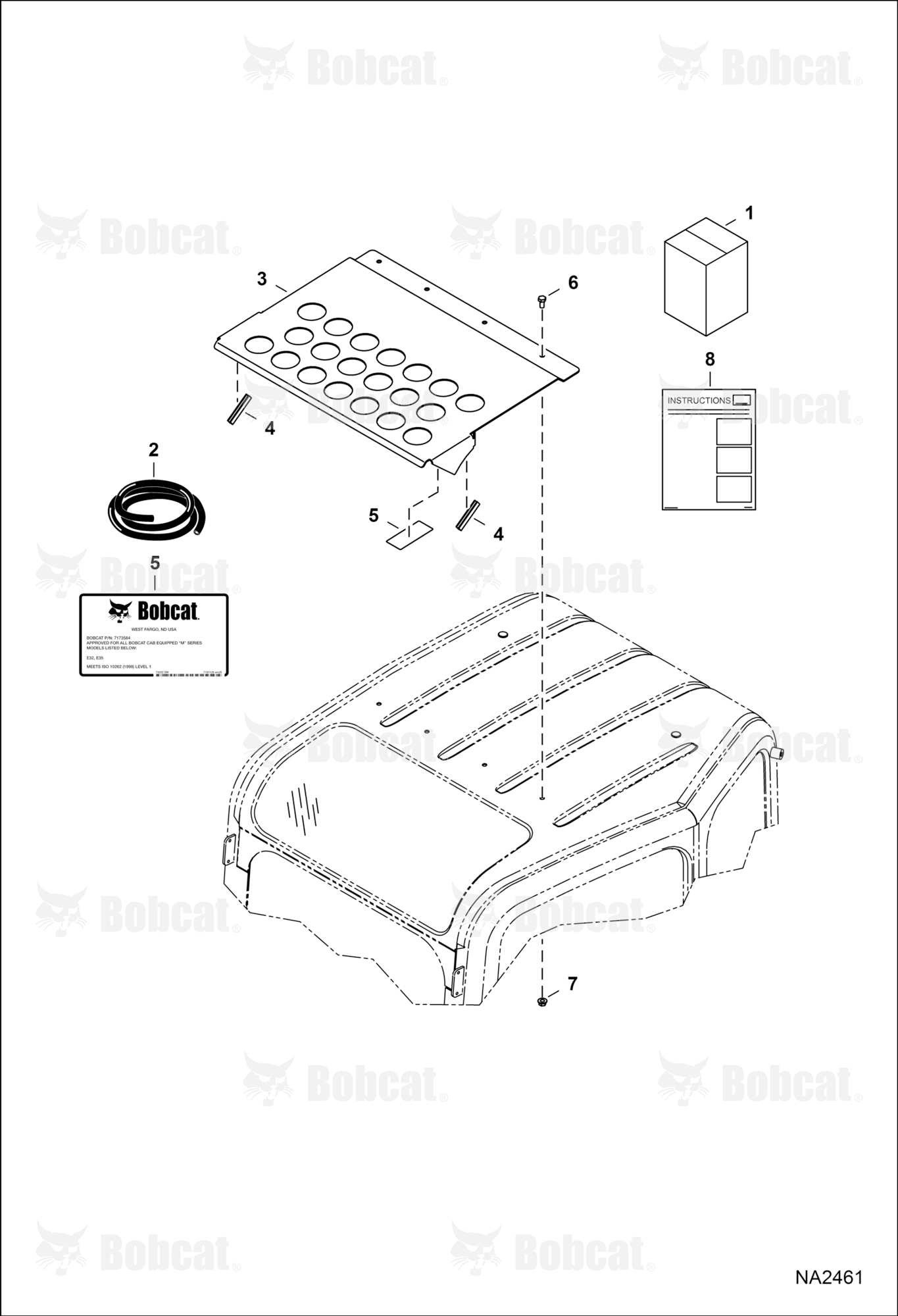 Top Guard Kit (Cab)