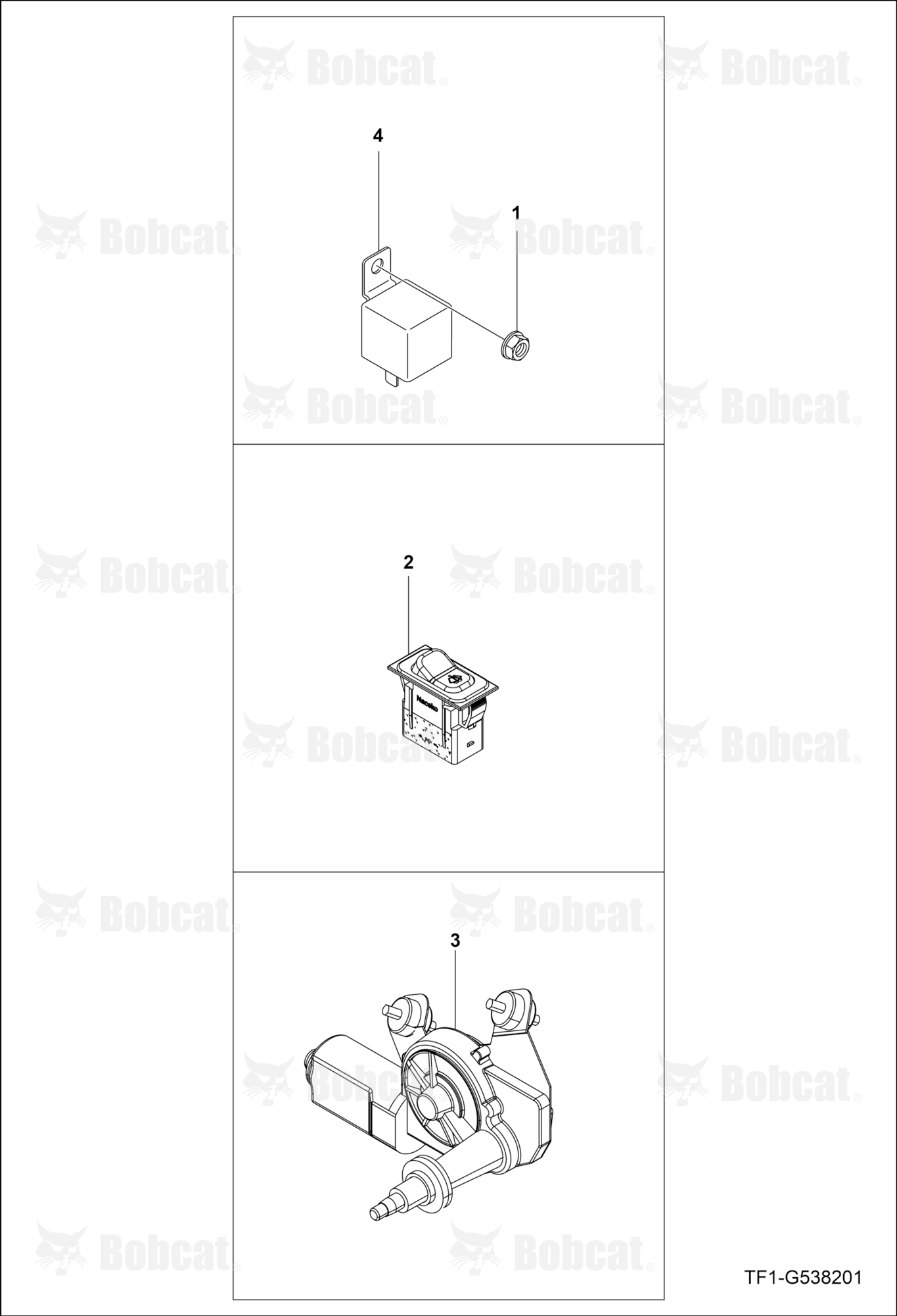 Wiper Group (Switch, Relay, Motor)