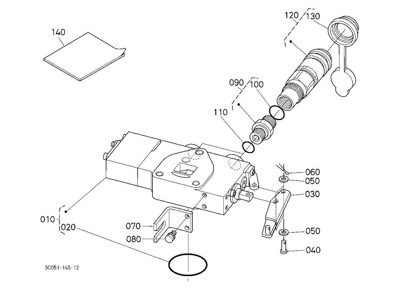Auxiliary Control Valve Kit (Scd) [Option]