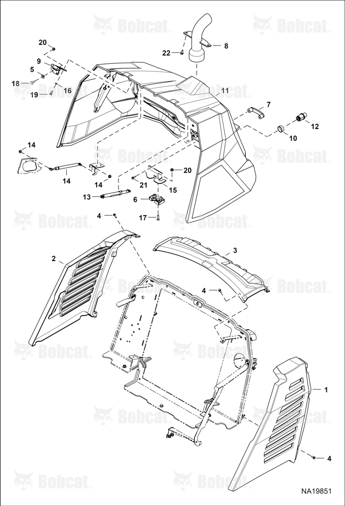 Operator CAB (Oustide Covers)