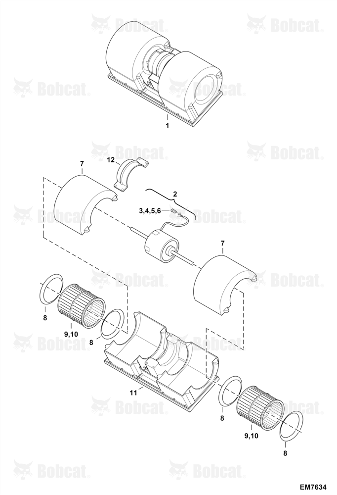 Heater (Blower Assembly) (Model 15-1537)