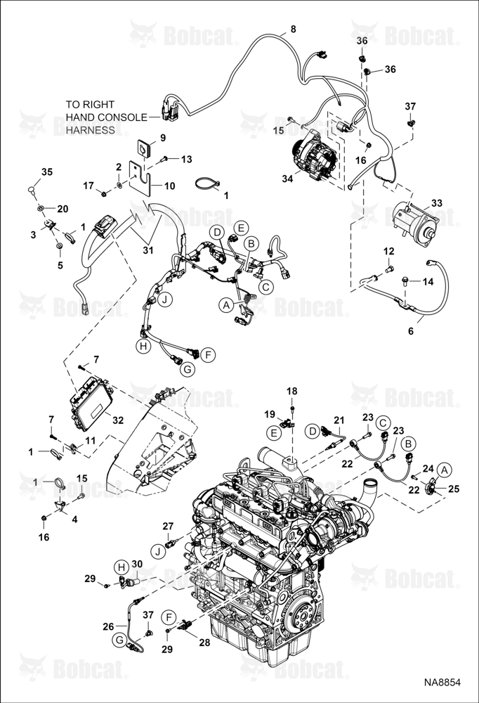 Engine Electrical Circuitry (Engine Sensors, Battery, ALT & Starter)