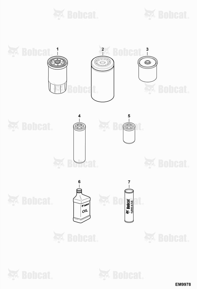Scheduled Maintenance Items (First 50 Hours)