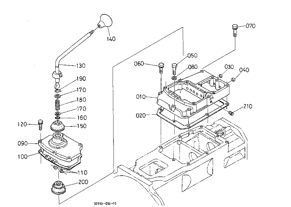 Main Gear Shift Lever