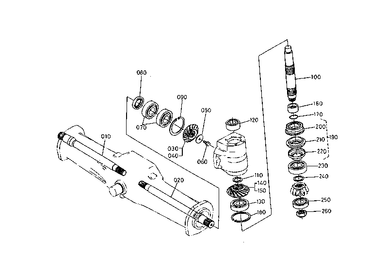 Diff.Gear Shaft (4Wd)
