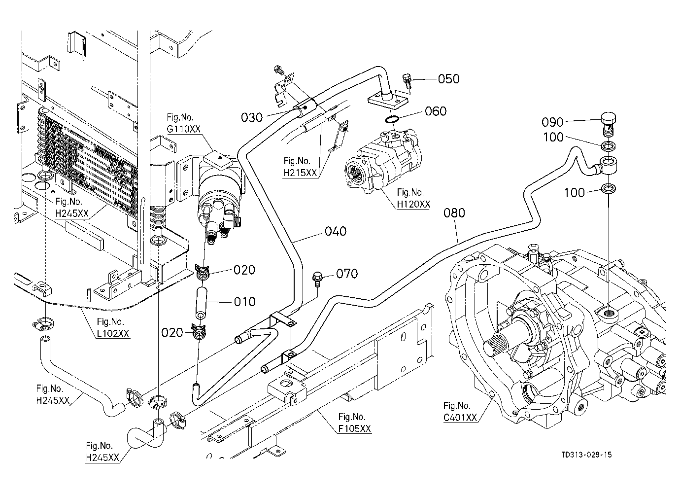 Oil Cooler Return Pipe