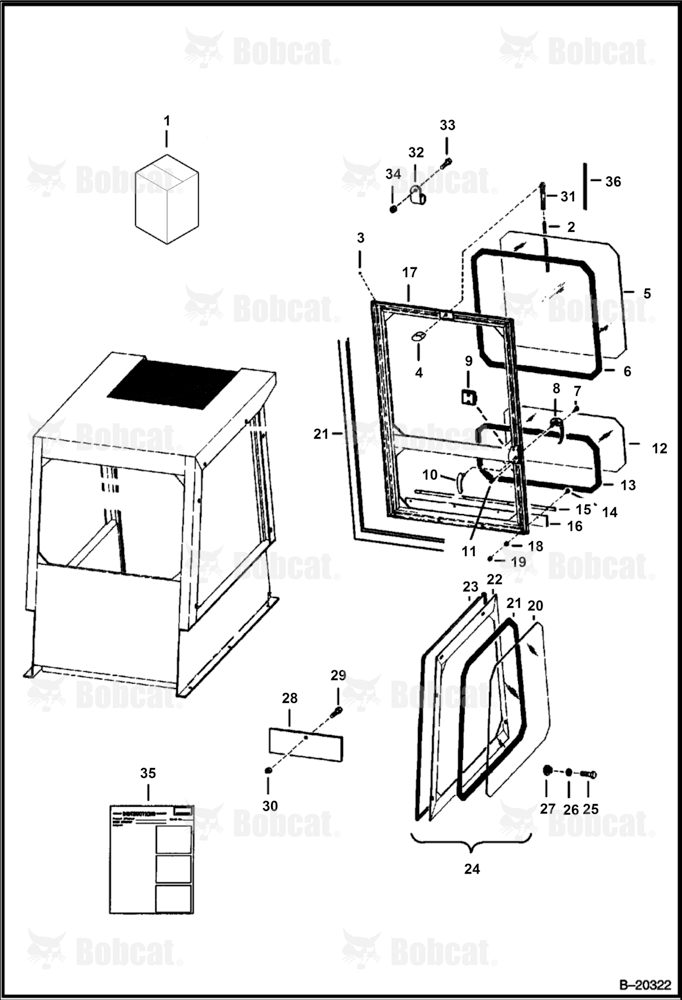 CAB Enclosure 4969M11001 - 4969M12880