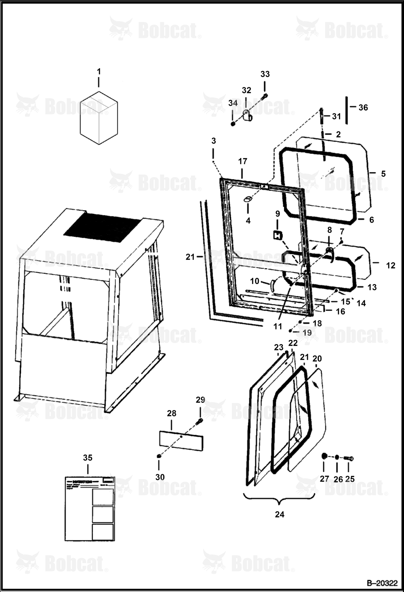 CAB Enclosure  4969M11001 - 4969M12880