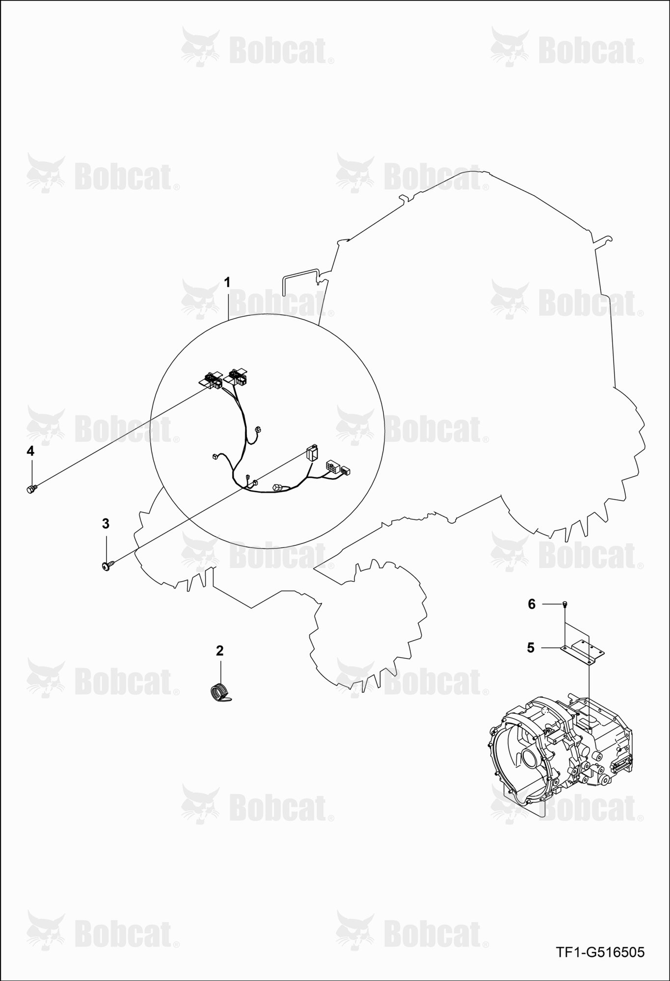 Engine Wire Harness Group ROPS